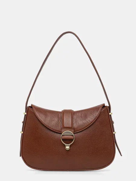 Geanta crossbody Barbour din piele maro