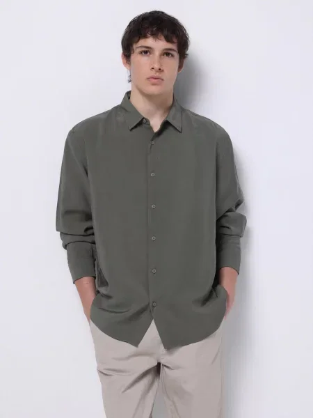 Рубашка Colin's зеленая