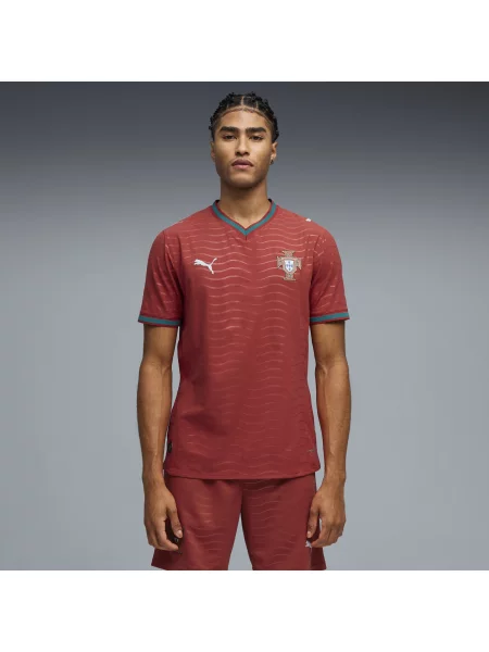 PUMA autentyczna koszulka domowa reprezentacji Portugalii Akcesoria S czerwony