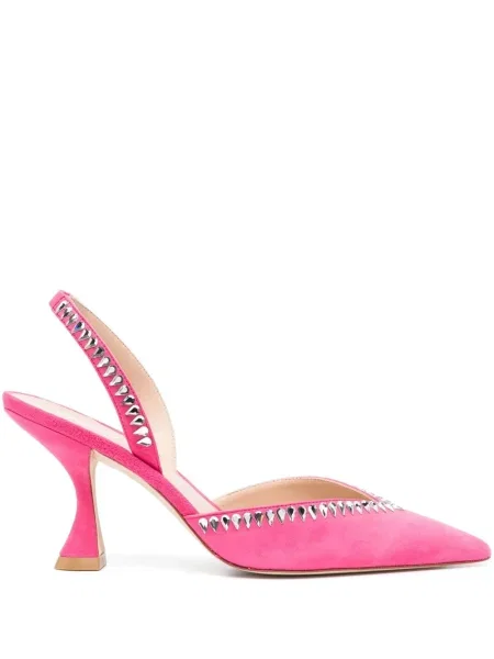 Pantofi cu toc Stuart Weitzman slingback roz