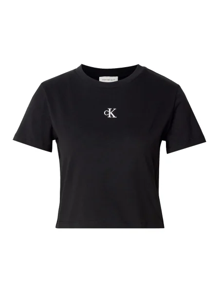 Calvin Klein Jeans Tričko černá bílá