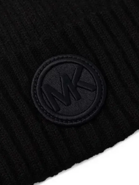 Pletena kapa Michael Michael Kors crna