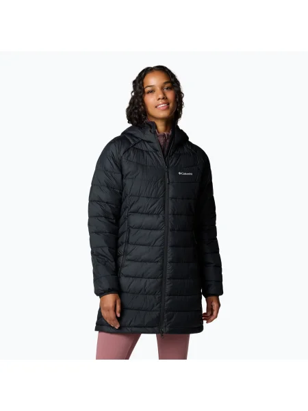 Columbia Powder Lite II Mid black дамско пухено яке черно