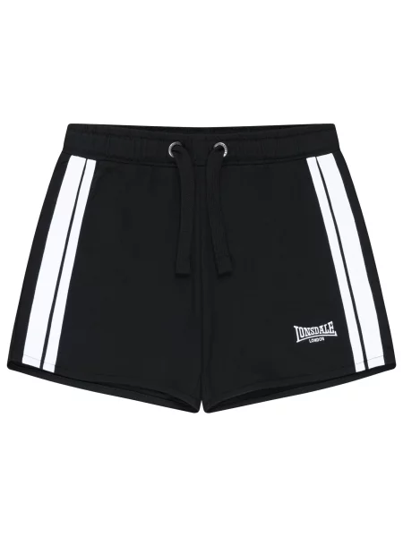 LONSDALE Pantaloni sport Carloway negru alb