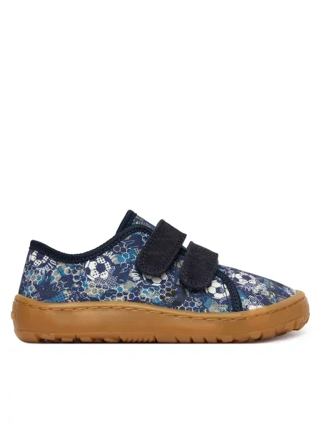 Papucs Froddo Barefoot Canvas S kék