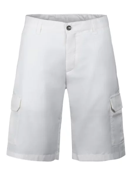 Pantaloni scurți cargo Moorer alb