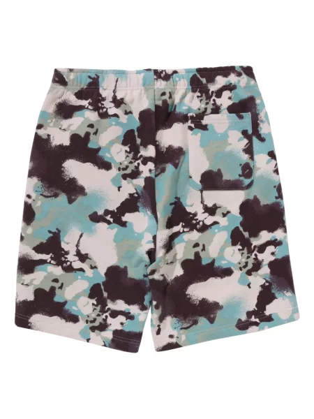 Pantaloni scurți A Bathing Ape® cu model camuflaj albastru