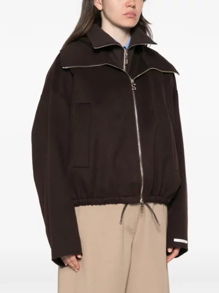 Apykaklė striukė Sportmax ruda