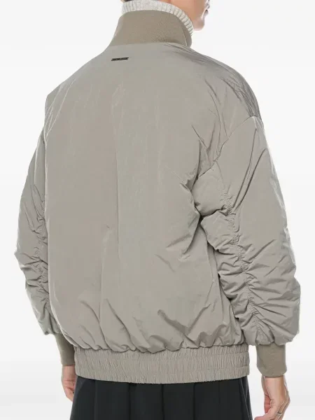 Geacă Armani Exchange cu volane maro
