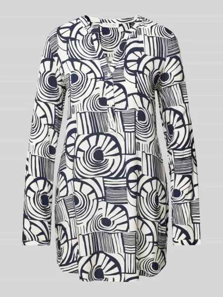 Sukienka mini z kołnierzem z lamówką Christian Berg Woman