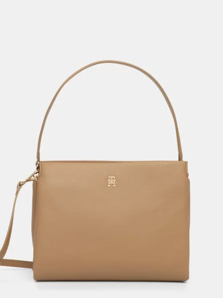 Дамска чанта Tommy Hilfiger бежово
