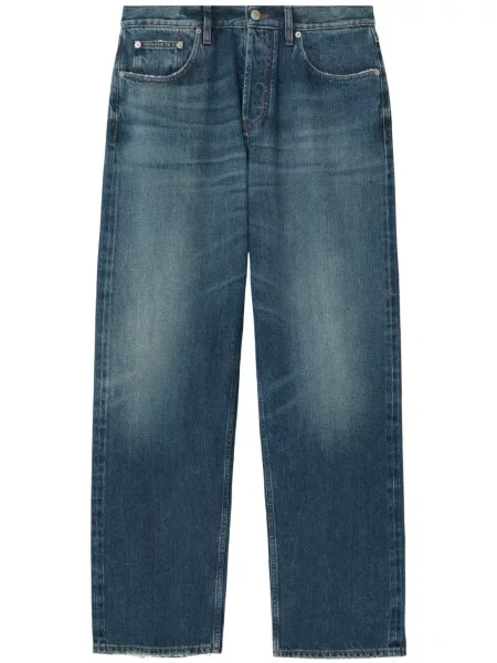 Široké džíny Burberry modré