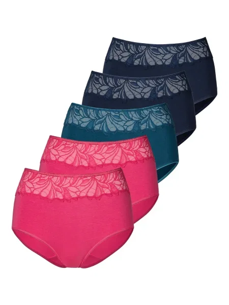 VIVANCE Spodnje hlačke marine / petrol roza