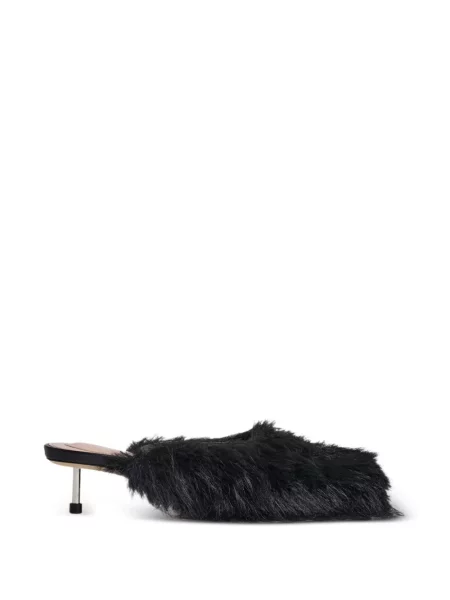 Szőrös mules Simone Rocha fekete