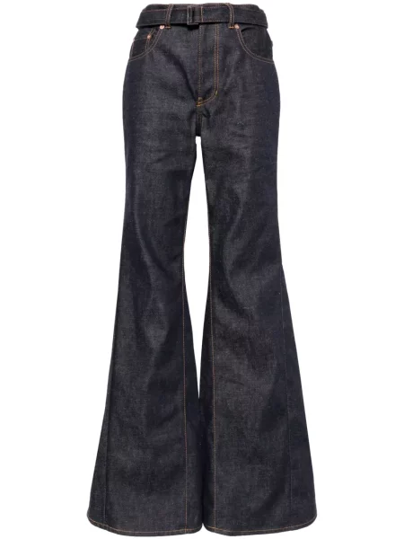 Blugi evazați Sacai albastru