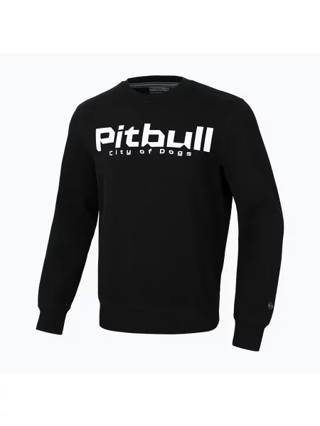 Mikina Pitbull West Coast Crewneck City Of Dogs black černá