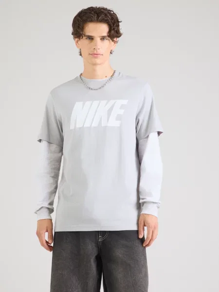 Nike Sportswear Tričko Club sivá biela