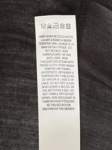 Top Rick Owens cu volane negru