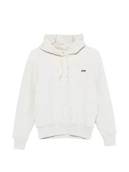 Haftowana bluza z kapturem Autry szara