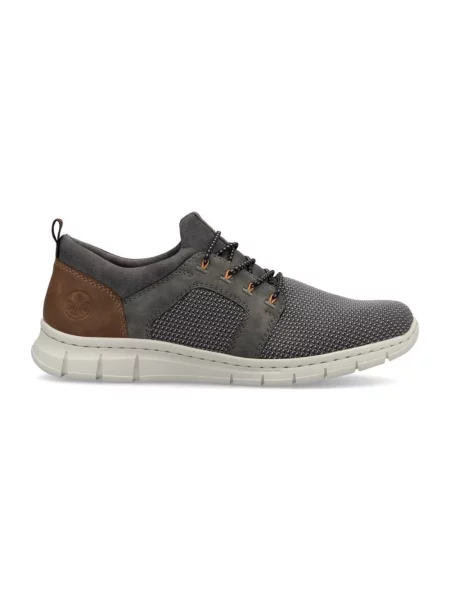 Sneakersy Rieker wsuwane casual szare
