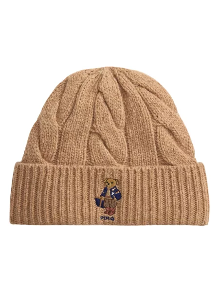 Polo Ralph Lauren Czapka Brązowy beżowa