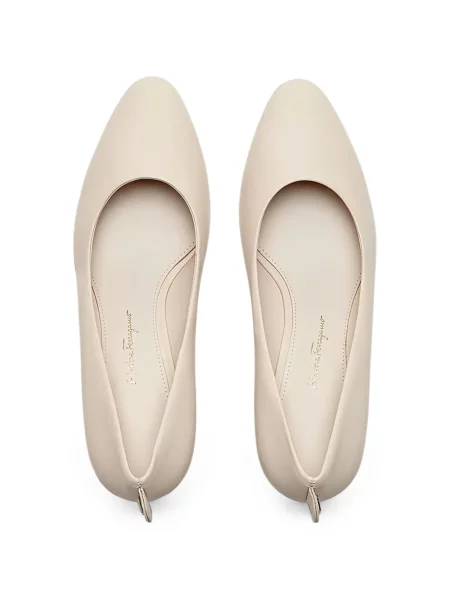 Pantofi cu toc Ferragamo alb