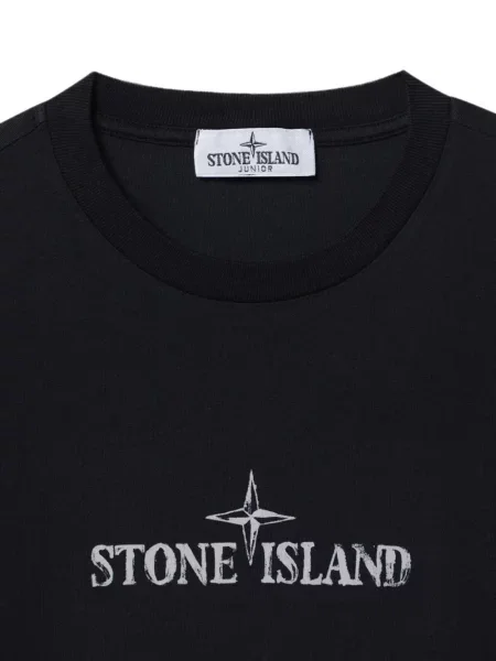 Koszulka dziecięca Stone Island czarna
