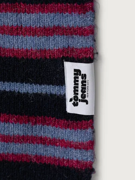 Tommy Jeans šal z dodatkom volne roza
