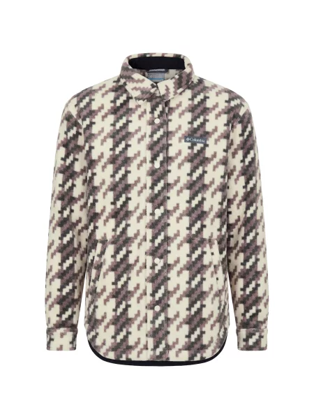 COLUMBIA Jachetă fleece funcțională Benton Springs II ciocolatiu / gri taupe / amestecat negru