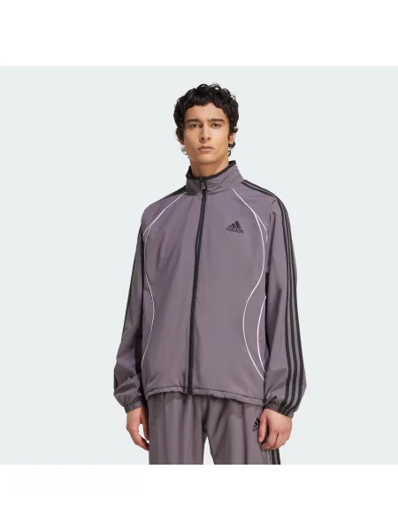 ADIDAS ORIGINALS Prechodná bunda Teamgeist Adicolor' sivá