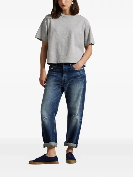 Tricou Polo Ralph Lauren de in scurt cu imagine albastru