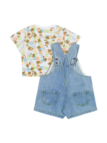 Szorty dziecięce Moschino niebieskie