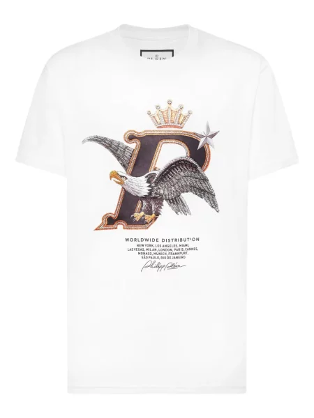 Tricou Philipp Plein alb