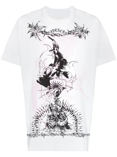 Tricou Givenchy cu imagine alb