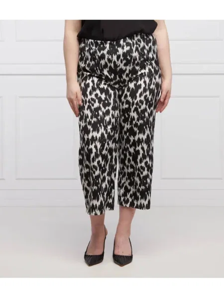 Persona by Marina Rinaldi Pantaloni RIVA Plus size | Straight fit negru