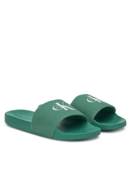 Pantofle Calvin Klein Jeans zelené