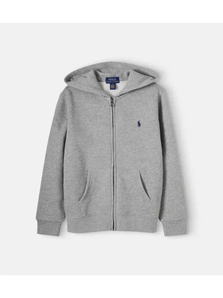 Džemperis su gobtuvu Polo Ralph Lauren pilka
