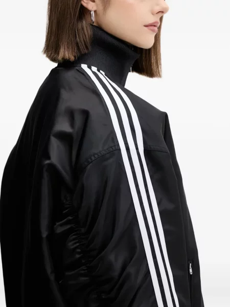 Pantaloni Adidas Campus cu șireturi cu dungi din dantelă roșu