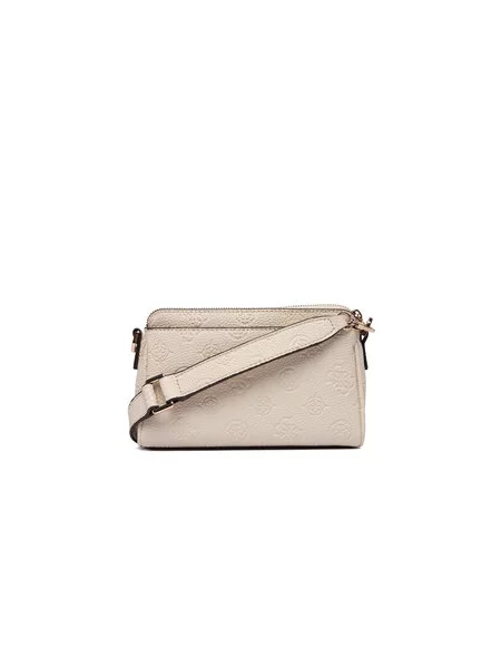Guess Ročna torba Cresidia II Mini Écru