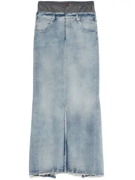 Fustă din denim Maison Margiela albastru