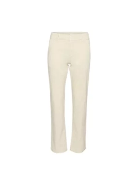 Spodnie Part Two beżowe