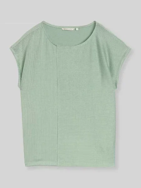 T-shirt o kroju relaxed fit z okrągłym dekoltem Tom Tailor Denim