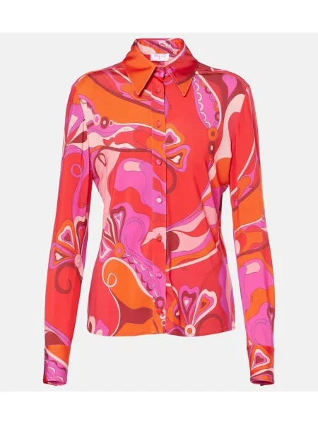 Cămașă Pucci din satin