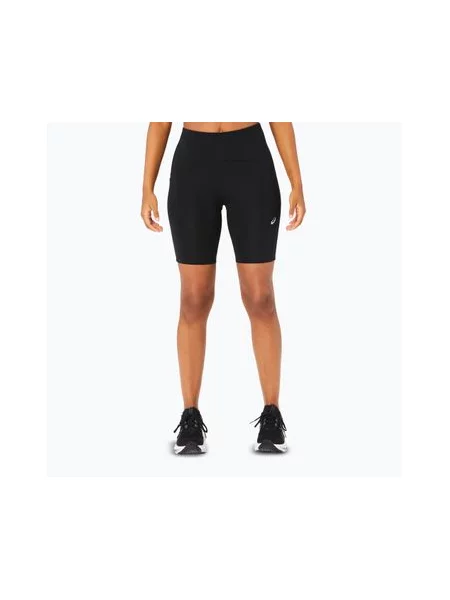 Талия спортивные шорты Asics с высокой посадкой черные