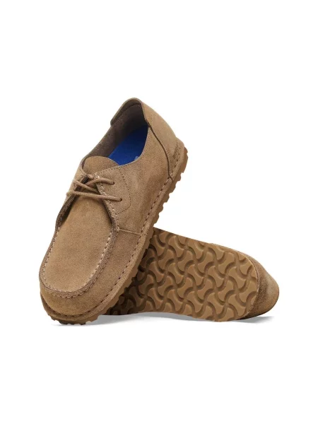 Semišové baleríny Birkenstock béžová