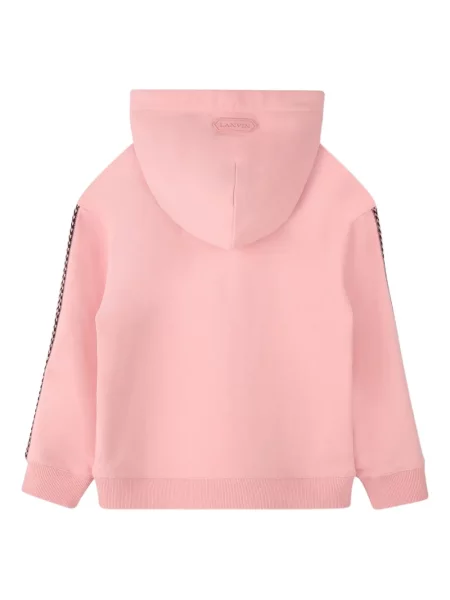 Bluza z kapturem dziecięca Lanvin Enfant różowa