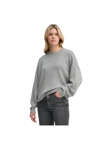 Sweter Gestuz z kaszmiru szary
