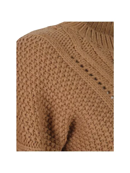 Sweter Dondup brązowy