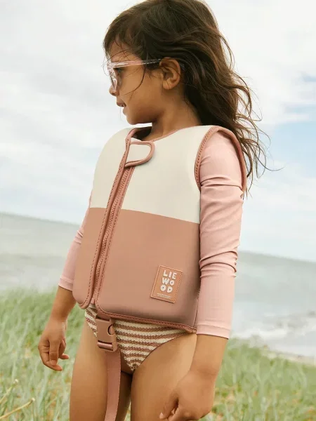 Liewood plavecká vesta Dove Swim Vest w Sleeves růžová