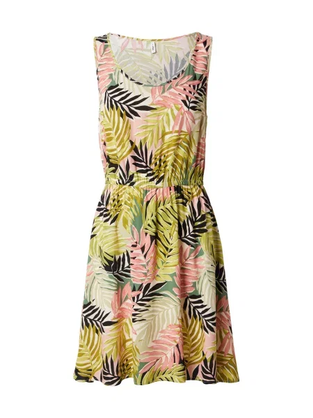 ONLY Rochie ONLNOVA verde / oliv / roz negru